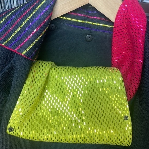 St John Jacket coat Evening Vintage knit jacket and removable accents size 10 - Picture 15 of 15